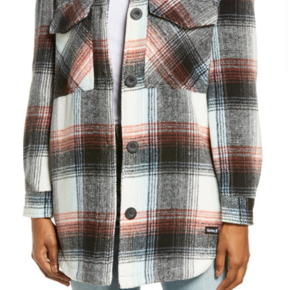 Hurley flannel jacket